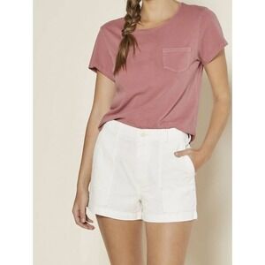 Outerknown Corduroy Utility Shorts Organic Cotton NWT Salt White Fine Wale Sz 12